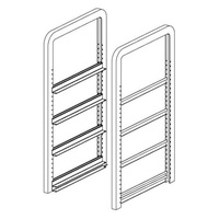 Single Bay Suspended Under Bar Rack (Stainless Steel)