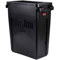 60L Rubbermaid Slim Jim with Venting Channels