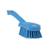 Vikan Washing Brush w/short Handle - Hard Bristle (270mm)