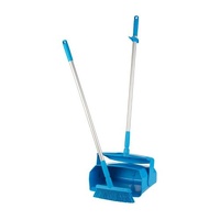 Vikan Closable Dustpan &amp; Broom Set - Medium Bristles (350mm)