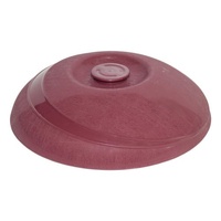 Moderne Plate Cover Insulated Burgundy