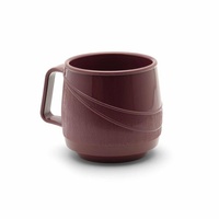 Moderne Single Handle Insulated Mug 250ml - BURGUNDY
