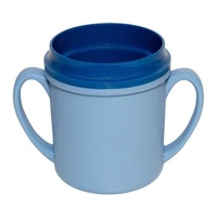 Mug Double Handle Insulated 250ml - LIGHT/DARK BLUE