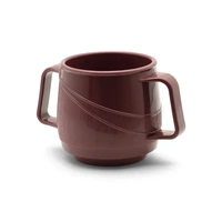Moderne Double Handle Insulated Mug 250ml - BURGUNDY