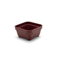 Square Bowl Burgundy
