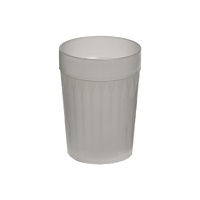 230ml Clear Frosted Plastic Tumbler