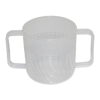 Mug Double Handle Clear 250ml