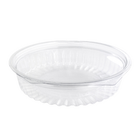 20oz Round Hinged Flat Lid Container