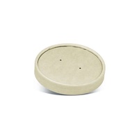 PLA Coated Bamboo Paper Lid to fit 8oz Bowl