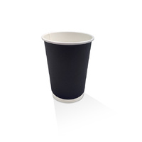 Black PE Coated DW Cup - 8oz