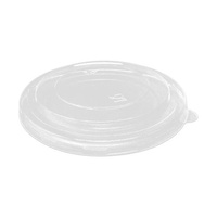 Clear PLA Raised Lid to fit 42oz Bamboo Paper Bowl