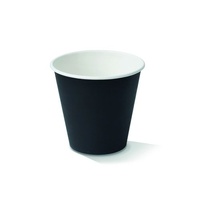 Black PE Coated SW Cup - 6oz