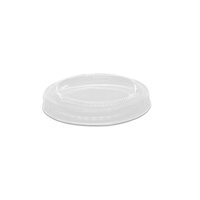 Clear PET Lid to fit 1oz &amp; 2oz White Sugarcane Cup