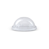 Clear PET Dome Lid with Hole - Fits 95mm U Cups