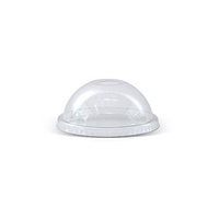 Clear PET Dome Lid (No Hole) fits 14/16/20/23oz PET Cup