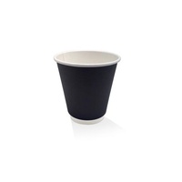 Black PE Coated DW Cup - *8oz
