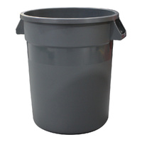 76L Round Food-Grade Bin (Grey)
