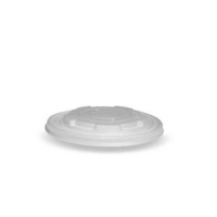 CPLA Flat Lid (No Hole) to fit 12/16/24oz Paper Bowls
