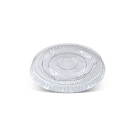 Clear PET Flat Lid to fit 3oz Cup