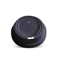 Black Plastic Lid - 6/8/10oz