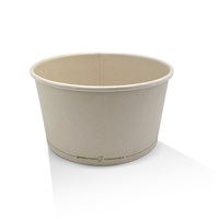 BIOPBS Coated Bamboo Ice-Cream Cup - 5oz