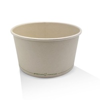 BIOPBS Coated Bamboo Ice-Cream Cup - 8oz