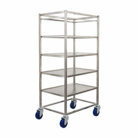5 Bin Stainless Steel Mobile Ingredient Rack (Frame Only)