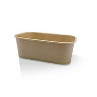PLA Coated Kraft Rectangular Container - 750ml