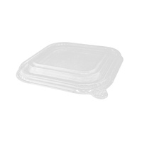PET Lid for Bamboo Paper Square Container (All Sizes)
