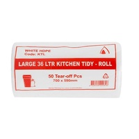 Large 36L Tidy Liners (White)