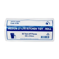 Medium 27L Tidy Liners (White)