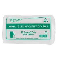 Small 18L Tidy Liners (White)