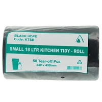 Small 18L Tidy Liners (Black)