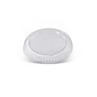 Clear PET Flat Lid to fit 2oz Cup