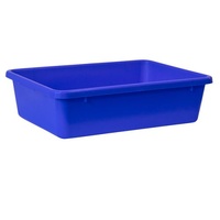 22L Food Grade Plastic Crate - BLUE