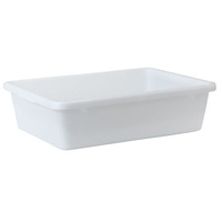 22L Food Grade Plastic Crate - NATURAL