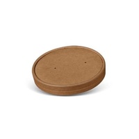 Kraft PE Coated Lid to fit 8/12/16oz Bowls