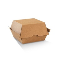 Kraft Corrugated High Burger Box