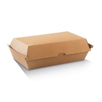 Kraft Corrugated Snack Box - High Large