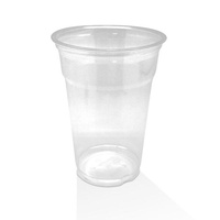 Clear PET Standard Beer Serve Cup - 425ml