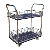 Double Deck Caged Platform Trolley (740x480mm)