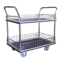 Double Deck Caged Platform Trolley (910x610mm)