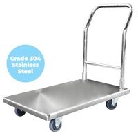 Grade 304 SS Platform Trolley (850 x 545mm)
