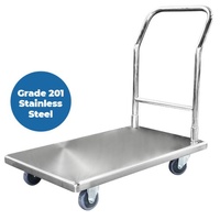 Grade 201 SS Platform Trolley (850 x 545mm)
