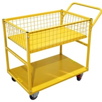 2 Tier Platform Trolley with Mesh Top (900 x 600mm)
