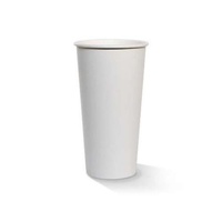 White PE Coated SW Cup - 20oz
