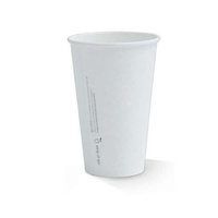 White PLA Coated SW Cup - 16oz