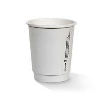 White PLA Coated DW Cup - 8oz