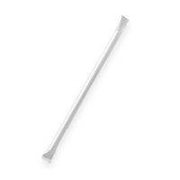 White Paper Flexi Straw - Individually Wrapped