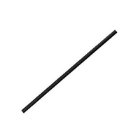 Black Paper Regular Straw